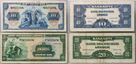 Germany, set of banknotes 1949, (2 pieces)