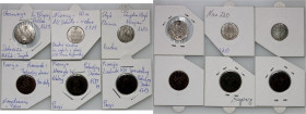 Europe, set of coins 1599-1717, (6 pieces)