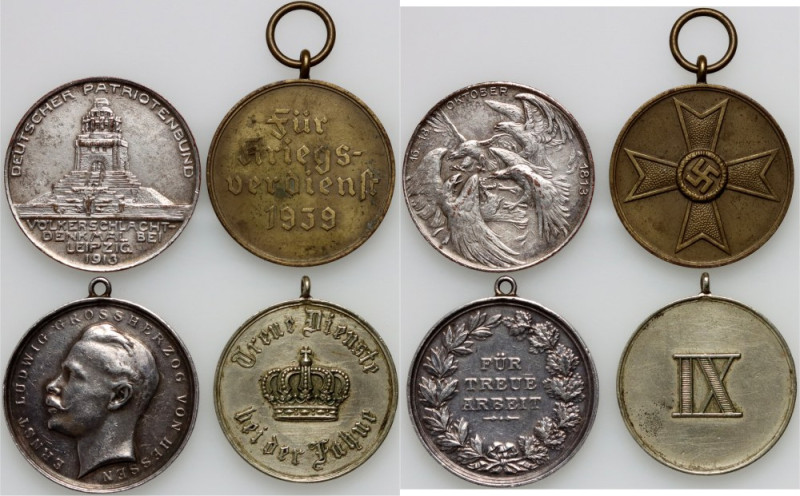 Germany, set of Medals 19th-20th century, (4 pieces) The set includes Medals: 10...