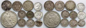 World, set of coins from 1860-1961, (11 pieces)