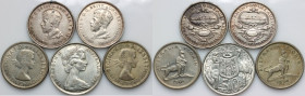 Australia, set of coins from 1927-1966, (5 pieces)