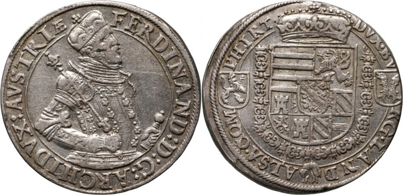 Austria, Ferdinand II 1564-1595, Thaler ND, Ensisheim.
Silver 28,42 g.
Referen...