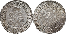 Austria, Ferdinand II, 3 Kreuzers 1636, Prague