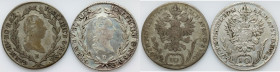 Austria, Joseph II, set of 10 Kreuzers coins from 1787-1789, (2 pieces)
