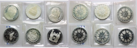 Austria, set of silver coins 50 Schillings from 1970-1974, (6 pieces)