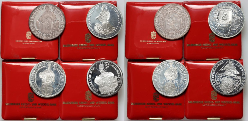 Austria, silver Thalers replicas, (4 pieces) 925 silver, weight (total) 139,38 g...