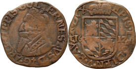 Belgium, Liege, Ernest of Bavaria, Liard (Aidant) 1612