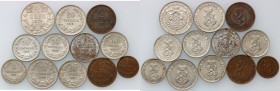 Bulgaria, set of coins from 1912-1941, (12 pieces)