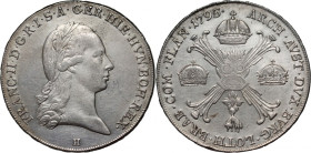 Austrian Netherlands, Francis II, Kronenthaler 1795 H, Günzburg