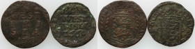 Netherlands, West Frisia, set of 1 Duit coins from 1660-1780, (2 pieces)