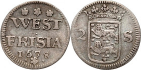 Netherlands, West Frisia, 2 Stuivers 1678