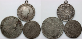 Germany, set of coins from 1695-1775, (3 pieces)