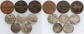 Germany, set of coins from 1741-1855, (8 pieces)