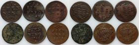 Germany, set of 1 Pfennig coins from 1766-1805
