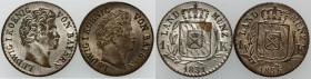 Germany, Bavaria, Ludwig I, set of 1 Kreuzer coins from 1831-1835, (2 pieces)