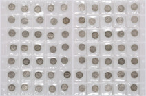 Germany, set of 5 Pfennig from 1894-1910, various mints, (35 pieces)