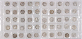 Germany, 1/2 Mark set from 1905-1912, various mints, (25 pieces)