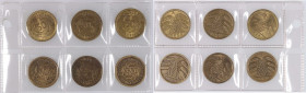 Germany, Weimar Republic, 50 Pfennig set 1924, A, G, E, J, F, D, (6 pieces)