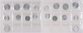 Germany, set of coins from 1922-1923, various mints, (9 pieces)