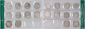 Germany, Third Reich, set of coins from 1933, various mints, Garrison Church, (10 pieces)