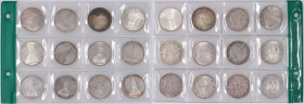 Germany, Third Reich, set of 5 Mark from 1934-1935, various mints, (12 pieces)