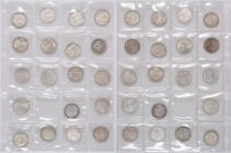 Germany, Third Reich, set of 2 Mark from 1937-1939, verious mints, Paul von Hindenburg, (19 pieces)