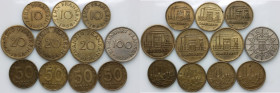 Germany, Saar Protectorate, set of coins from 1950-1955, (11 pieces)