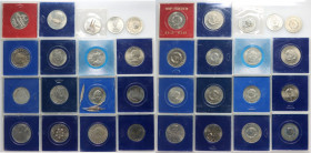 Germany, GDR, set of coins from 1971-1989, (17 pieces)