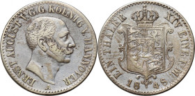Germany, Hannover, Ernst August, Thaler 1848 A