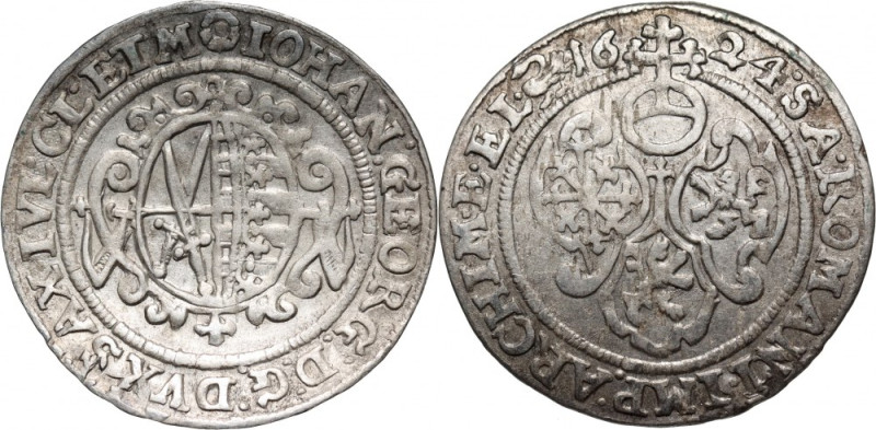 Germany, Saxony, John George I, 1/24 Thaler 1624 Silver 1,82 g. Srebro 1,82 g. M...