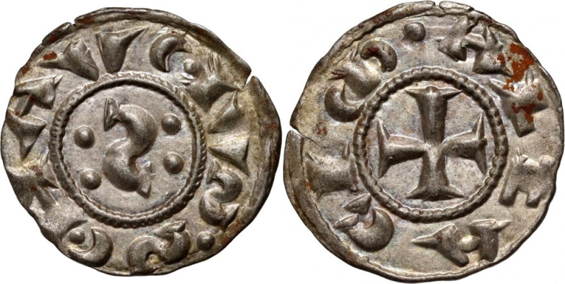 Italy, Republic of Siena, Denar 1180-1390 Weight 0,70 g, 16 mm. Waga 0,70 g, 16 ...