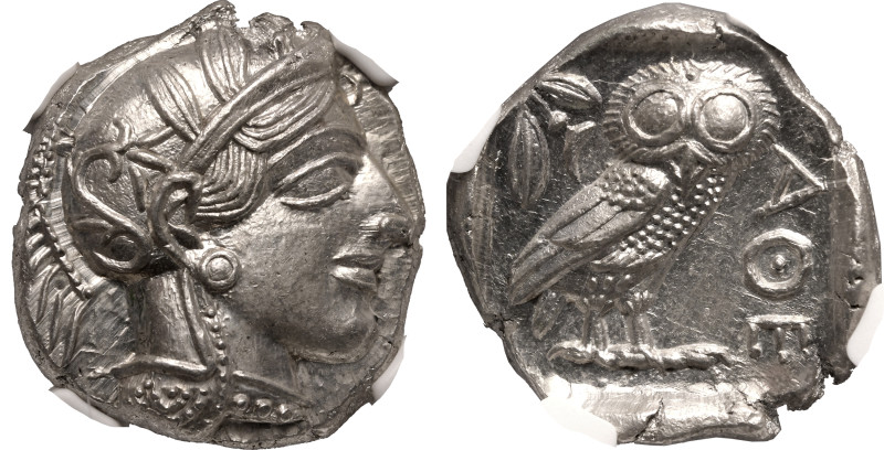 ANCIENT GREECE. ATTICA, ATHENS. 
Silver Tetradrachm, circa 440-404 BC. 
Obv: A...