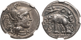 C. Caecilius Metellus Caprarius AR Denarius
