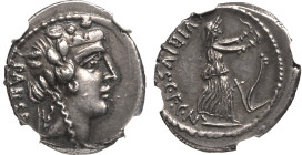 C. Vibius C. f. C. n. Pansa Caetronianus AR Denarius