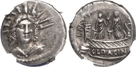 L. Mussidius Longus AR Denarius
