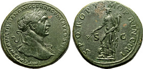 Trajan Æ Sestertius