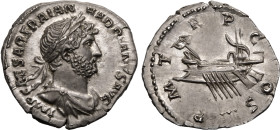 Hadrian AR Denarius