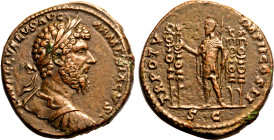 Lucius Verus Æ Sestertius