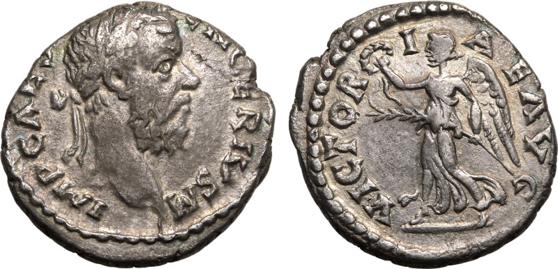 ROMAN EMPIRE. Pescennius Niger. 
Silver Denarius, AD 193-194. Antioch. 
Obv: I...