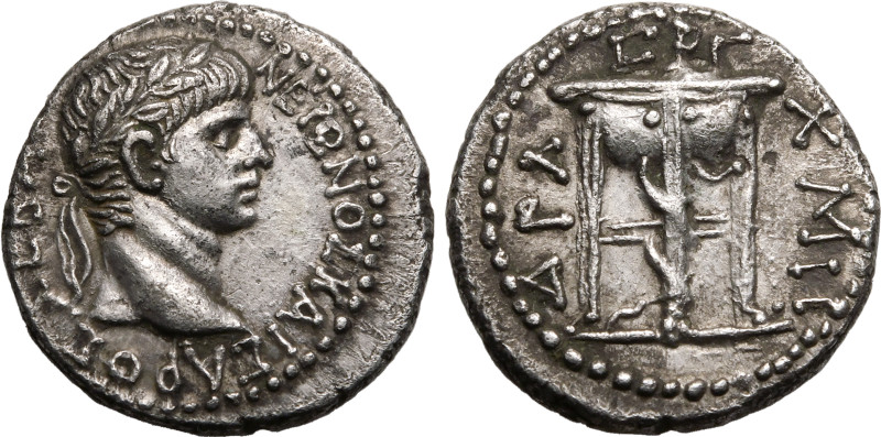 ROMAN PROVINCIAL. SELEUCIS AND PIERIA, ANTIOCH. Nero.
Silver Drachm, dated RY 3...