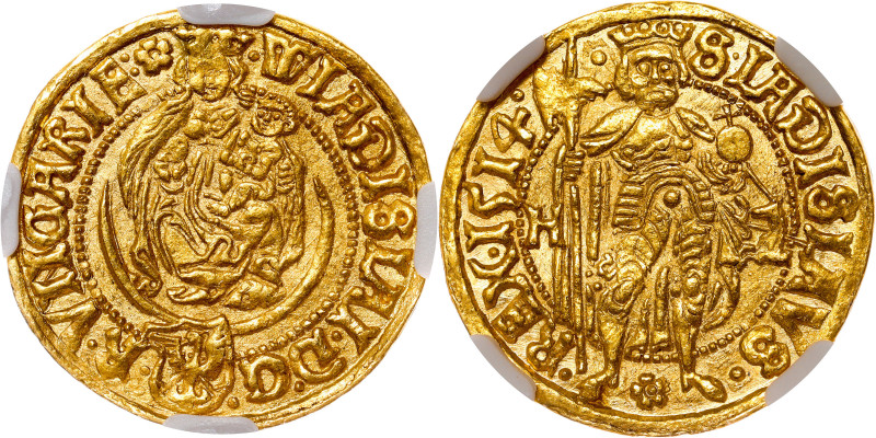 Vladislaus II of Hungary - Elected Kings 
Dukat / Ducat 1514 Sibiu 
Rare! 

...