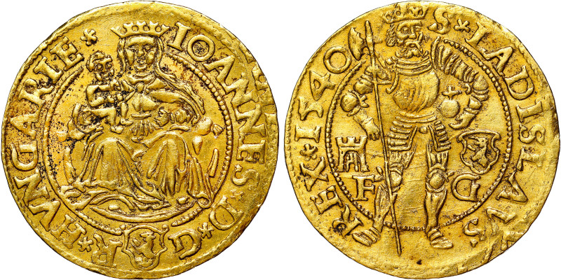 Johann I Zapolya (1526-1540) 
Ducat / Dukat 1540-FG Cluj-Napoca

Johannes Zap...