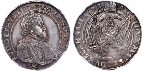 House of Habsburg - Rudolph II. (1576 - 1612) Thaler 1593 Kuttenberg