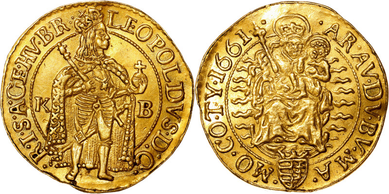 Leopold I., House of Habsburg
Ducat 1661 Kremnica

Leopold I., RDR
Dukat 166...