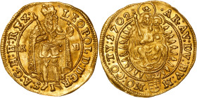 House of Habsburg - Leopold I. (1657-1705) Ducat 1702 KB