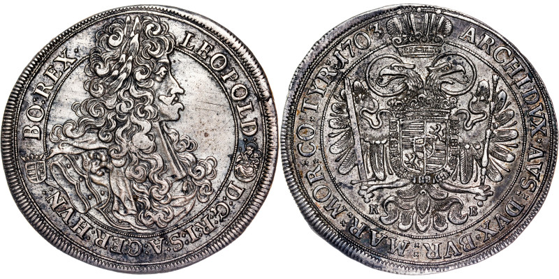 Leopold I., House of Habsburg
Thaler 1703 Kremnica

Leopold I., RDR
Taler 17...