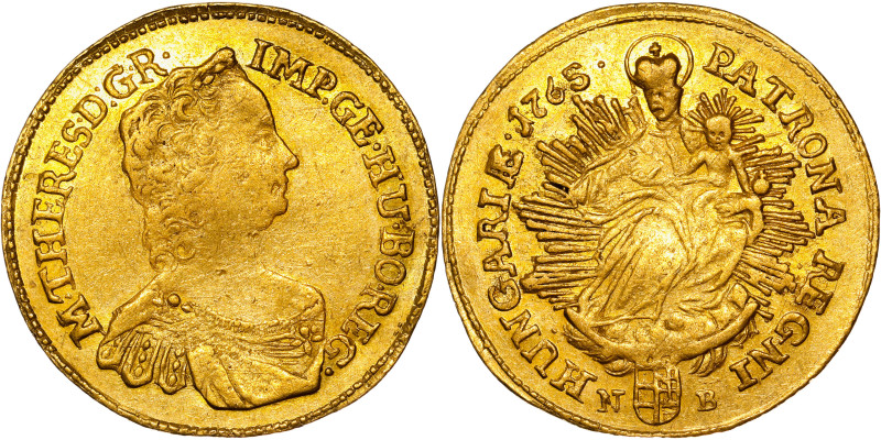 Maria Theresa, House of Habsburg
Ducat 1765 Baia Mare

Maria Theresia, RDR
D...
