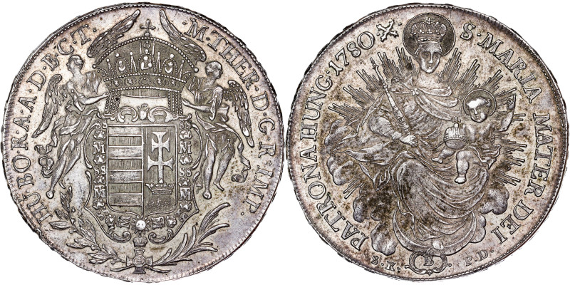 Maria Theresia (1740-1780), House of Habsburg 
Thaler 1780 Körmöcbánya / Kremni...