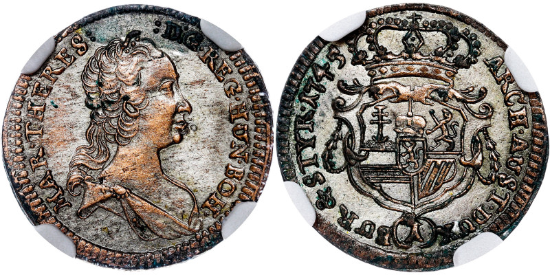 Maria Theresa, House of Habsburg
1 Kreuzer 1745 Graz

Maria Theresia, RDR
1 ...