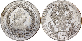 Joseph II. (1765-1790) 20 Kreuzer 1782 F